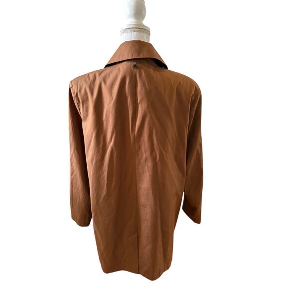Ralph Lauren LRL Mid Length Trench Rain Coat Mocha Brown XL - Picture 4 of 7